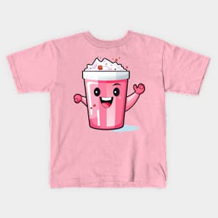 Soft drink cute T-Shirt cute giril Kids T-Shirt